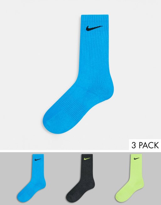 Blue and yellow store nike socks