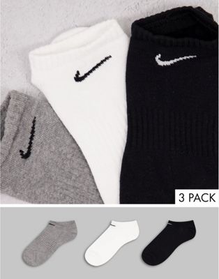 Nike Training 3 pack unisex trainer socks in multi | ASOS