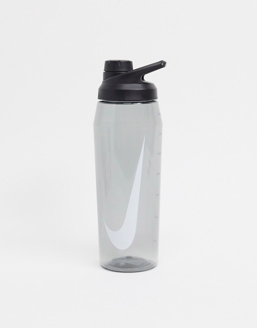 Nike Hypercharge Swoosh water bottle in black 700ml