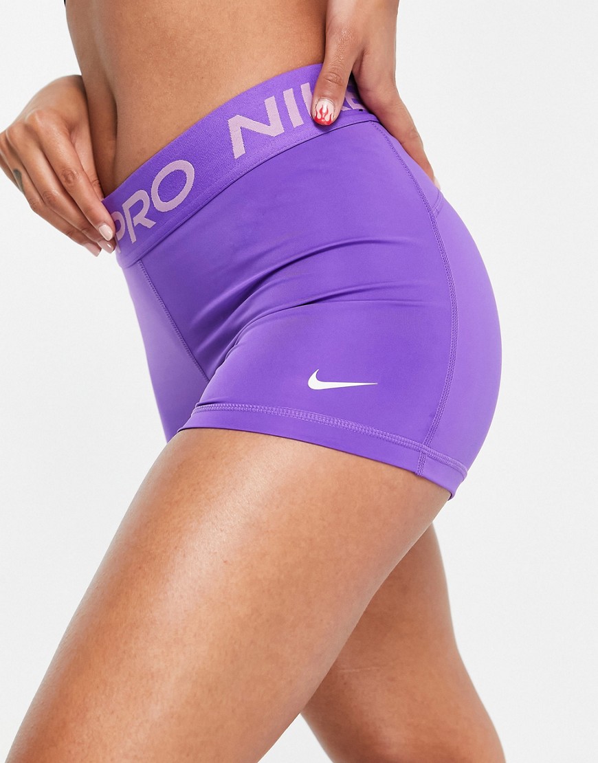 Nike Training 365 3 inch shorts in purple