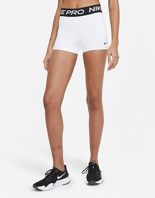 Nike Training 365 3 inch shorts in white