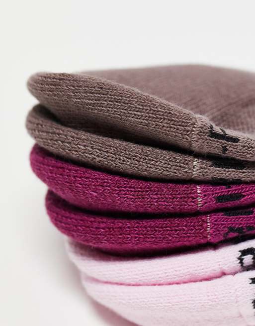 Nike Training 3pk ankle socks in pink ASOS