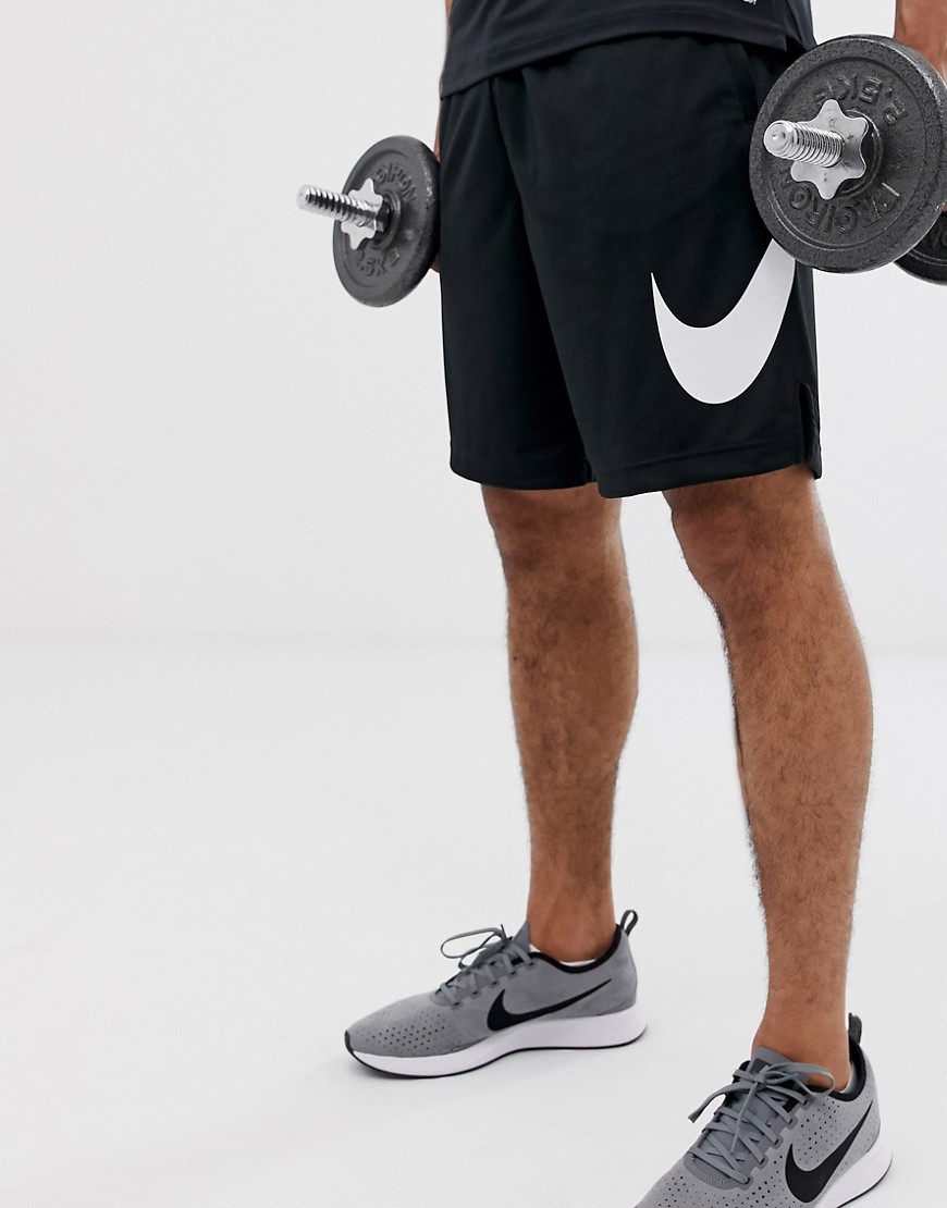 Nike - Training - 4.0 - Short met swoosh-logo in zwart