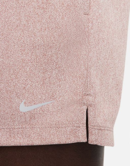 Nike Phoenix Fleece high rise shorts in gray heather