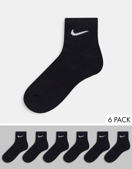 Nike quarter hot sale socks 6 pack