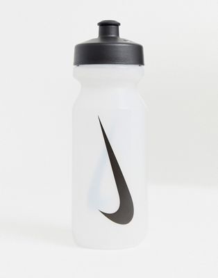 Nike Training 625ml clear water bottle with black swoosh
