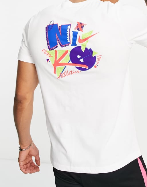 Nike Training 90s inspired back graphic t-shirt in white