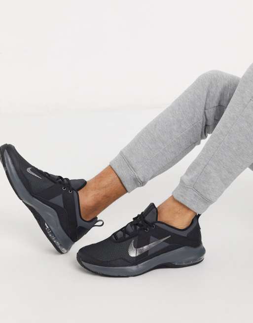 Nike Training Air Max Alpha 2 trainers in triple black ASOS