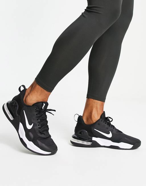 Ceniza Muy lejos reembolso Nike Training Air Max Alpha 5 sneakers in black and white | ASOS