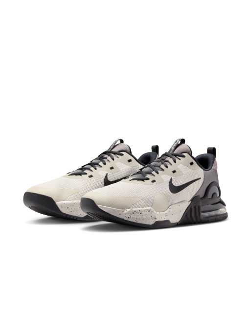 Nike Training Air Max Alpha 5 sneakers in gray and black ASOS