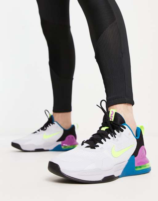 Nike Training - Air Max Alpha 5 - Sneakers in wit en groen