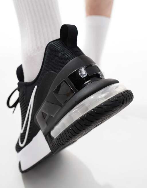 Nike Training Air Max Alpha 6 sneakers in black and white, 3 of 5
