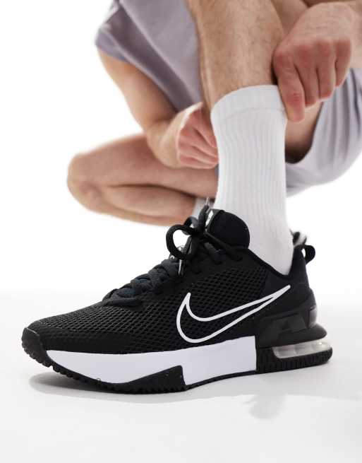 Nike Training Air Max Alpha 6 sneakers in black and white, 4 of 5