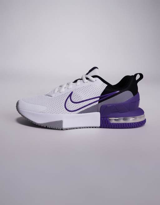 Nike Training Air Max Alpha 6 sneakers in white and purple