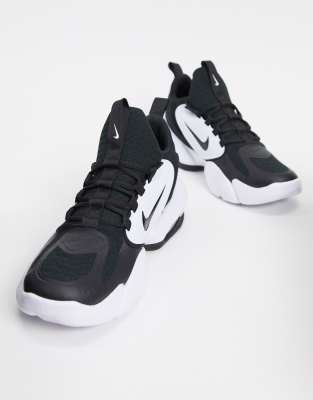 nike alpha savage black and white