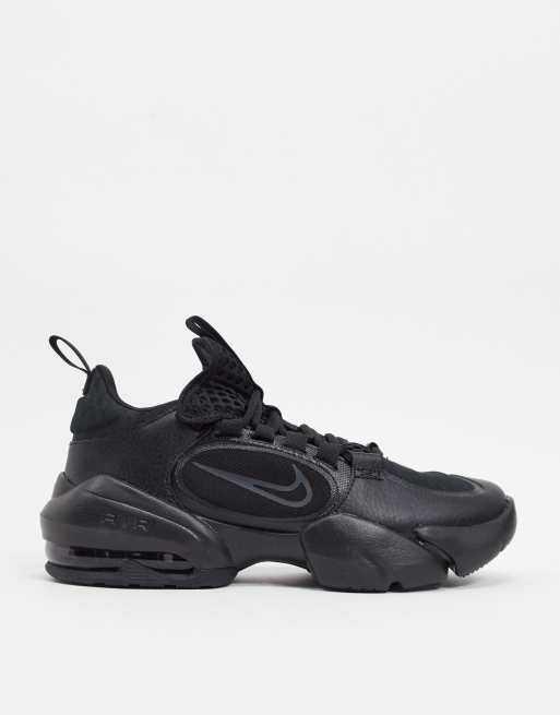 Suponer occidental prueba Nike Training Air Max Alpha Savage trainers in triple black | ASOS