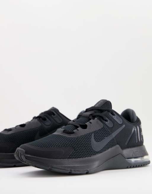 Nike Training Air Max Alpha sneakers in triple black | ASOS