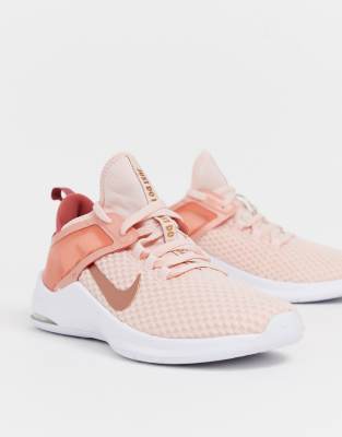 nike training air max bella 3 trainers in pink