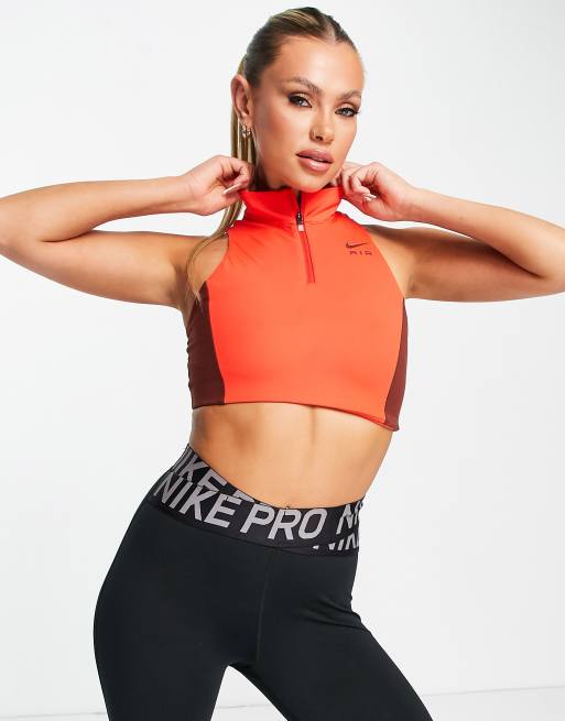 Nike crop best sale bra top