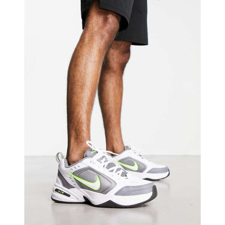 Nike chunky air monarch online iv sneakers zwart heren