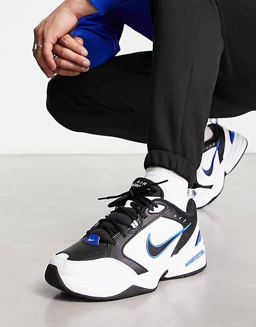 Nike Training Air Monarch IV trainers in black and white | ASOS