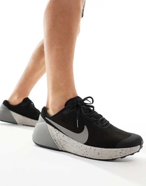 Black and grey nike trainers hotsell