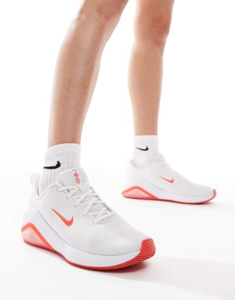 Nike Training - Air Zoom Bella 7 - Sneakers bianche e rosa - view 1