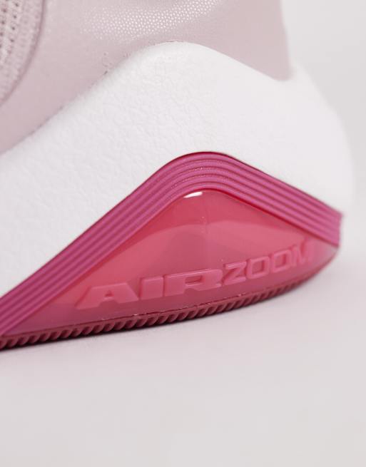 Nike Training Air Zoom Bella 7 sneakers in pink, 3 of 5