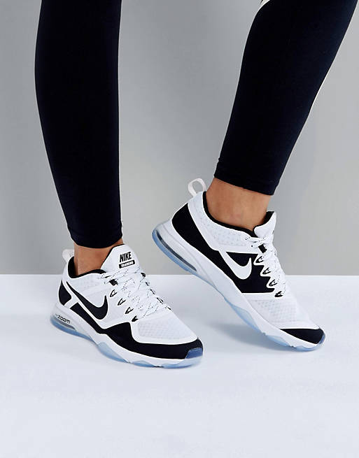 Nike Training Air Zoom Fitness Trainers In Black And White