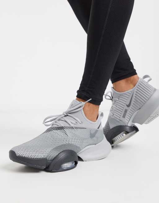 Nike Training Air Zoom Super Rep trainers in grey | ASOS