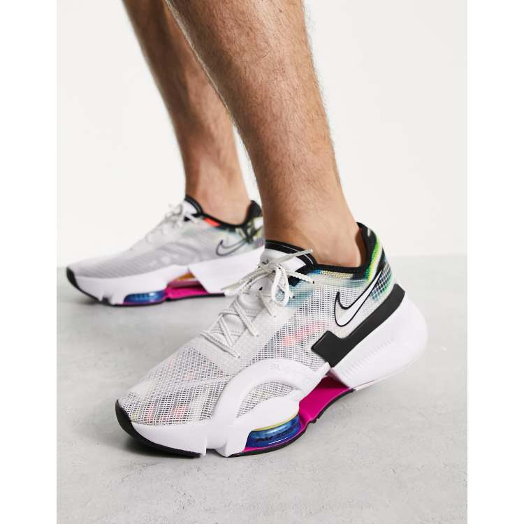 Nike Training Air Zoom 3 sneakers in white/multi | ASOS