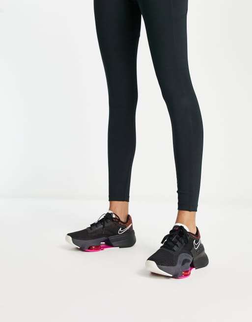 Nike Training Air Zoom SuperRep 3 trainers in black, 4 of 4