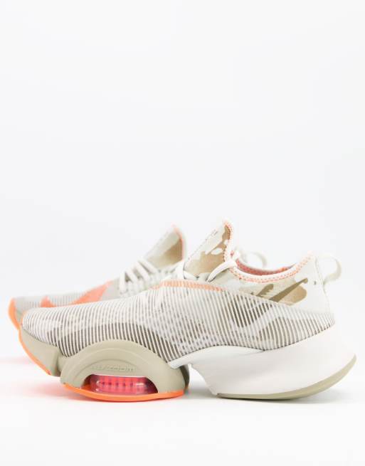 Nike Training Air Zoom SuperRep sneakers in beige | ASOS