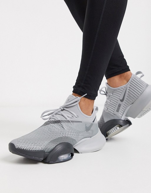 Nike Training - Air Zoom SuperRep - Sneakers in grijs ...