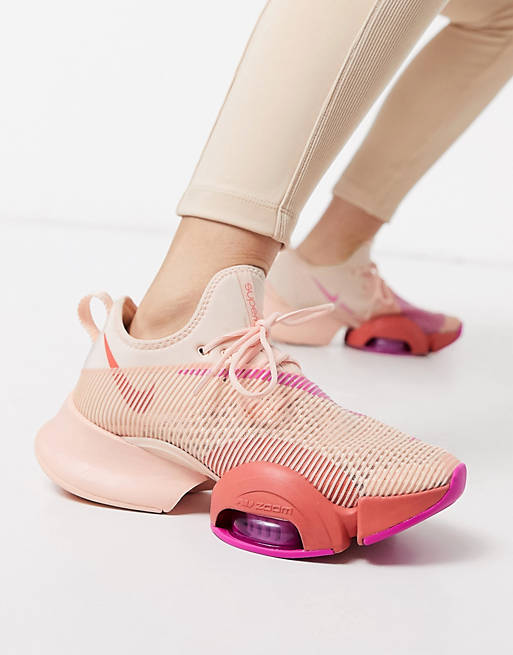 Nike Training Air Zoom SuperRep sneakers in pink