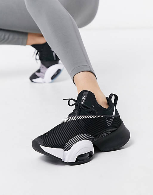 Nike Training Air Zoom SuperRep trainers in black