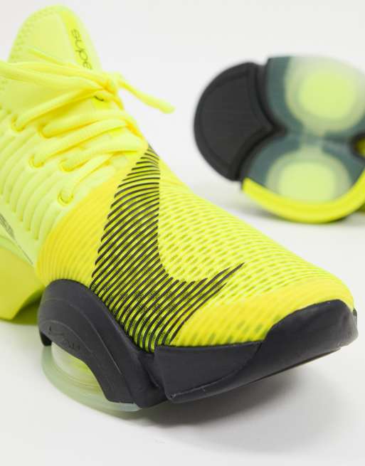 Nike Training Air Zoom SuperRep trainers in yellow