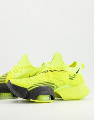 Nike Training Air Zoom SuperRep trainers in yellow