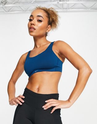 Nike Training Alate Coverage Dri-FIT light support sports bra in multi - ASOS Price Checker