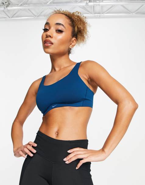Nike Training Alate Coverage Dri-FIT light support sports bra in multi - view 1