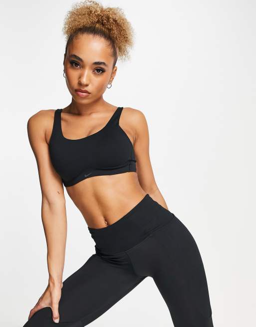Nike Training - Alate Coverage Dri-FIT - Multifarvet sports-BH med let støtte