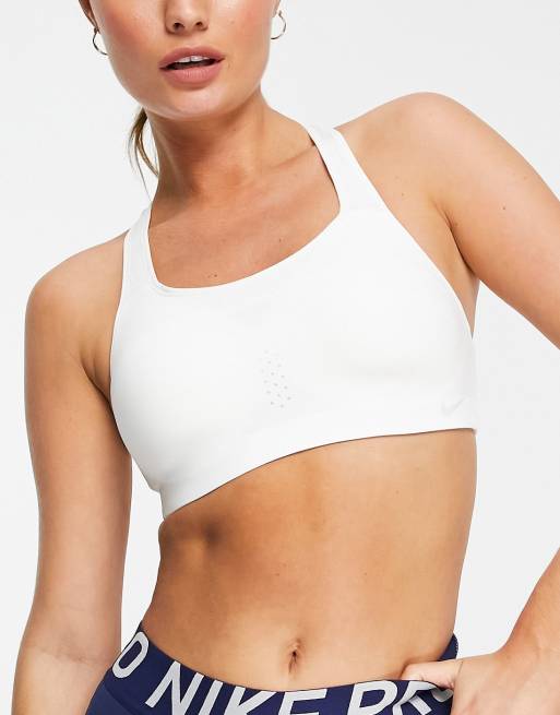 Nike Training Alpha bra in white