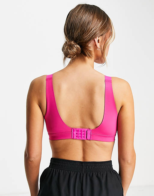  Nike Training Alpha Dri-FIT high support sports bra in bright pink 