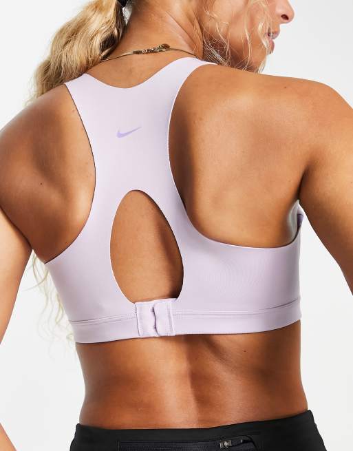 Nike Training Alpha Dri-FIT high support sports bra in lilac