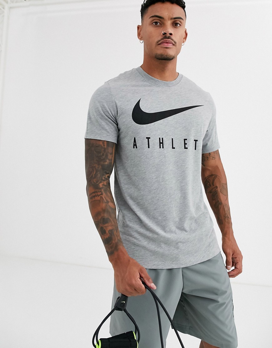 Nike Training Athlete t-shirt in grey