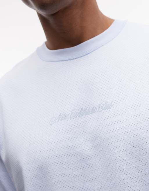 Nike Training - Athletic Club - T-shirt perforé à inscription logo - Bleu, 3 de 5