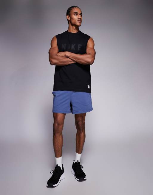 Nike Training - Athletic Club - Tanktop met logo op de borst in zwart, 2 van 5