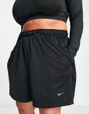 Nike Training Attack Plus dri fit 5 inch shorts in black