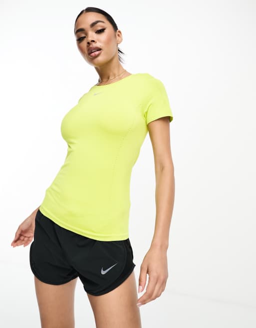 Nike Training Aura Dri-Fit ADV t-shirt in green | ASOS