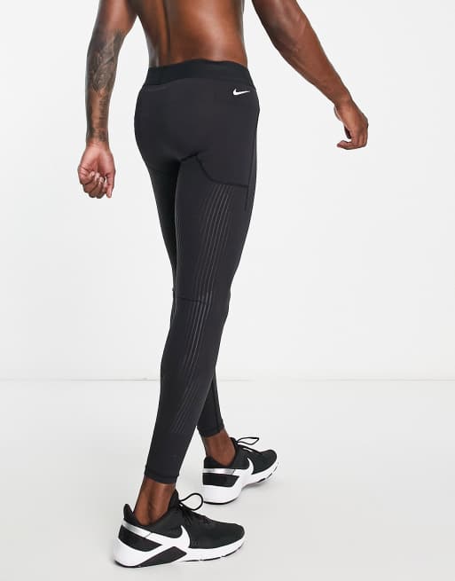 Nike Element Thermal Dri-Fit Gray Leggings M